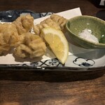 魚酔 - 白子の天ぷら