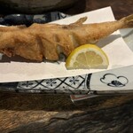 魚酔 - 鯖フグの唐揚げ