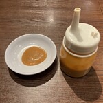 ヌードルダイニング 道麺 - 餃子用の味噌ダレ