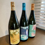 黒豚とんかつ ほり壱 - 店主に御手配頂いた、国分酒造の香酵母一号の焼酎三兄弟