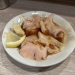 和風もつ料理 あらた - ミノゆびき  ※ゆびきですが…ほぼほぼ生です( 'ч' )