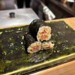 鮨 かうと - トロたく細巻き