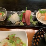 漁火の宿　三浦屋 - 大間の鮪と平目の昆布じめ