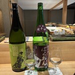 鮨 かうと - 【福島】楽器正宗本醸造無濾過中取り／【山形】くどき上手ばくれん超辛口