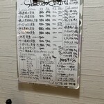 食堂ちある - メニュー。定食が充実！