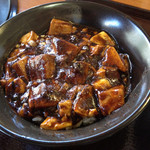 中国四川料理 天府仙臺 - 2014年6月。ミニ麻婆丼260円。山椒効いてピリピリ。