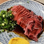 炭火焼 ゆうじ - ハツ刺身