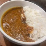 炭火焼 ゆうじ - 〆のカレーライス
