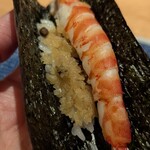 ニシムラ鮨TAKA - 海苔も美味しい、玉ねぎも山椒も絶妙