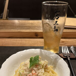 オステリア マンジャーレ - ズワイガニのタリアテッレ