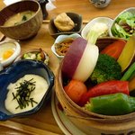 mus - 蒸し野菜ランチ（1200円）