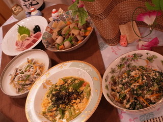 Suisha - 平日夕方限定で始まりました☆【テーブルおばんざい】一盛り180円～のリーズナブルでおいしい手料理です♪お酒のお供やそばのおかずにもなりますよ！