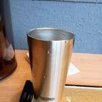 鶏中華蕎麦 大晴 - コップはTHERMOS