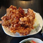 麺屋　はな華 - よお〜く見ていただくと、切込みがあります。