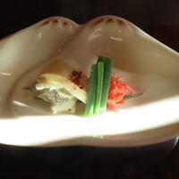 からすみ蕎麦 月と松 - ふぐと金時人参