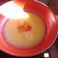 からすみ蕎麦 月と松 - 雲子の白味噌お雑煮仕立て