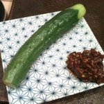 寿司處 糸賀 - 胡瓜と味噌