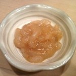 寿司處 糸賀 - シラエビのコノワタ和え