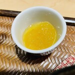 土佐茶カフェ - 柚子のジャムが添えられています
