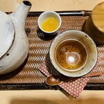 土佐茶カフェ - 若草園ほうじ茶ジャム添え