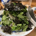 味彩しん家 - 芹と白髪ネギのサラダ