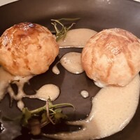 coci - 赤海老のパイ包み　ソースヴァンブラン