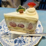 ペチカスケマサコーヒー - あまおうショートケーキ