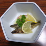 みずうみ - もろこの南蛮漬けと鮒のヌタ