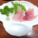 みずうみ - なまずと鯉の刺身