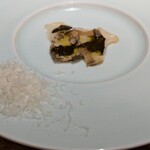 ニシムラ鮨TAKA - 熟成鮑  肝  パルミジャーノ