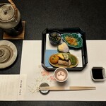 金沢犀川温泉 川端の湯宿 滝亭 - 御椀替わり・本日の食前酒・前菜