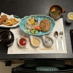 金沢犀川温泉 川端の湯宿 滝亭 - ハンバーグランチ、1,650円