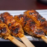 比内地鶏本格焼酎 海舟 - 2025.1 つくね月見 タレ（290円）