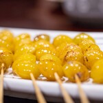 比内地鶏本格焼酎 海舟 - 2025.1 ぎんなん串（290円）