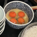 玄品 ふぐ・うなぎ料理 - 綺麗な玉子！