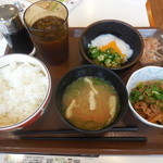 すき家 - まぜのっけごはん朝食　　￥302-