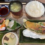 真依 - 刺身・カキ金山寺焼き定食