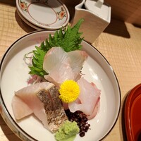 こ盆 - お任せお造り３種盛り