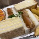 あべのカツサンドパーラー ロマン亭 - アップで♡