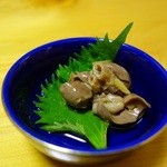 寿司光 - お通し（穴子の肝）