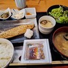 魚籠庵 - [2025年1月 訪問]焼き魚定食 1200円。この日はトロ鯖でした。