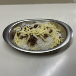 かれーの店 うどん  - オイスターオーシャン、ご飯大盛り、チーズ、スパイシーひき肉、焼トマト