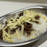 かれーの店 うどん  - オイスターオーシャン、ご飯大盛り、チーズ、スパイシーひき肉、焼トマト