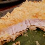 とんかつ小金庵 - 柔らかさと肉肉感を兼ね備えた至福の旨み(*´ω｀*)例によって岩塩を強く推奨！