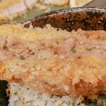 とんかつ小金庵 - 「手ごねカツ」こちらも前回より旨みの輪郭がガツンとしっかり！調子が出てきましたな(￣ー￣)ｂ