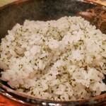 とんかつ小金庵 - おかわりご飯（普通盛りにしといた）