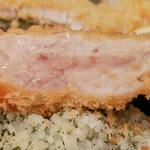 とんかつ小金庵 - 花盛のカツ。マジでカツの花束状態。(*´ω｀*)