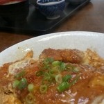 食堂 山男 - 夫婦でカツ丼(笑)