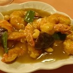 凰蘭 - エビとカシューナッツ、エビがでかくてうまい！