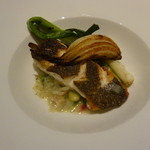 Infusion - 鮮魚のポワレ
      
      信州野菜の温製グリビッシュソース